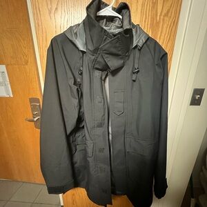 Navy issued black parka